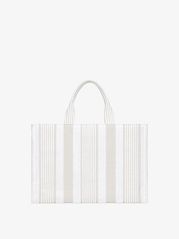 Givenchy GIVENCHY tote bag in cotton towelling with stripes Precio ultrabajo