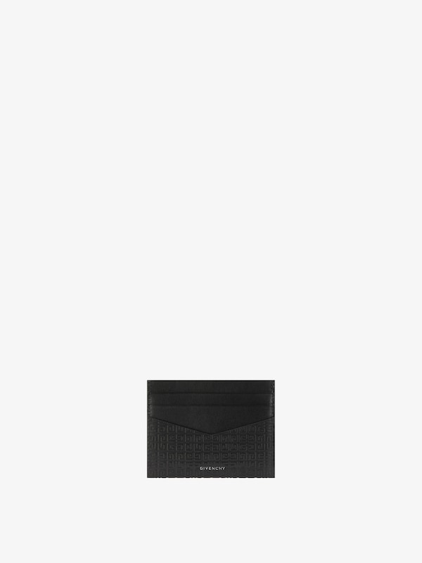 Givenchy GIVENCHY card holder in 4G Micro leather Rebajas de fábrica
