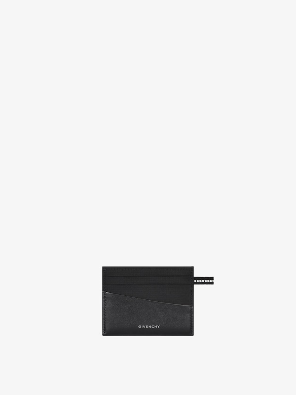 Givenchy G-Trail card holder in leather Liquidación