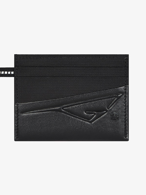 Givenchy G-Trail card holder in leather Liquidación