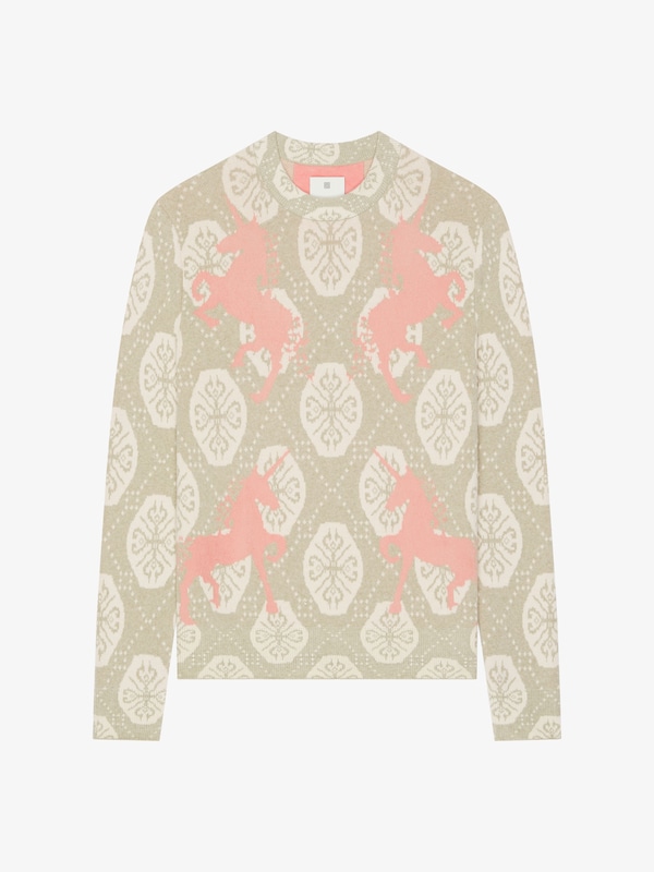 Givenchy Sweater in unicorns jacquard Oferta especial