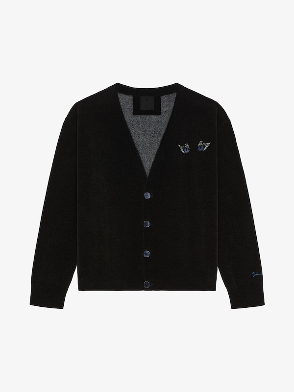 Givenchy Cardigan with cat eye embroidery Promoción por tiempo limitado