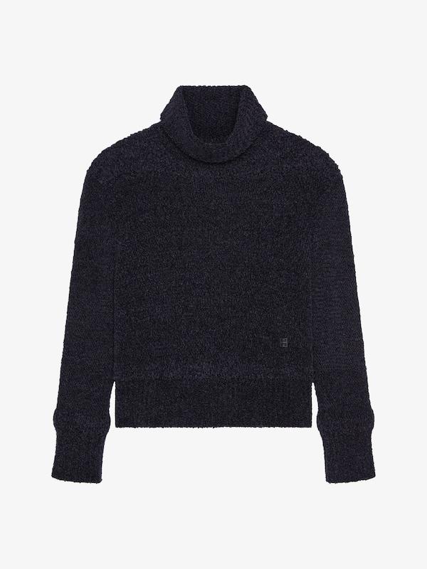 Givenchy Turtleneck sweater in chenille with 4G detail Solo hoy