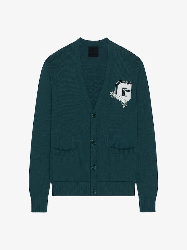 Givenchy GIVENCHY College cardigan in cotton Oferta especial de fábrica