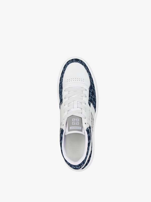 Givenchy G Move sneakers in leather and monogram 72 denim Tienda de fábrica