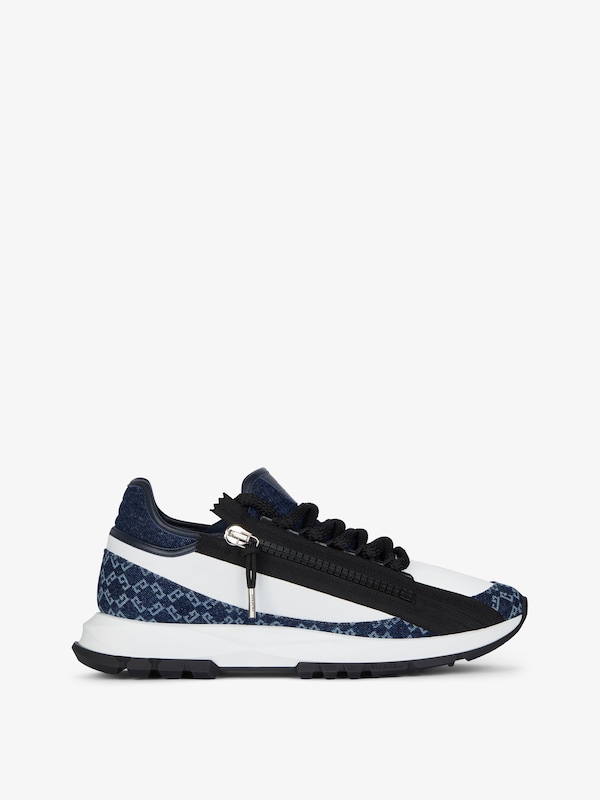 Givenchy Spectre sneakers in leather & monogram 72 denim