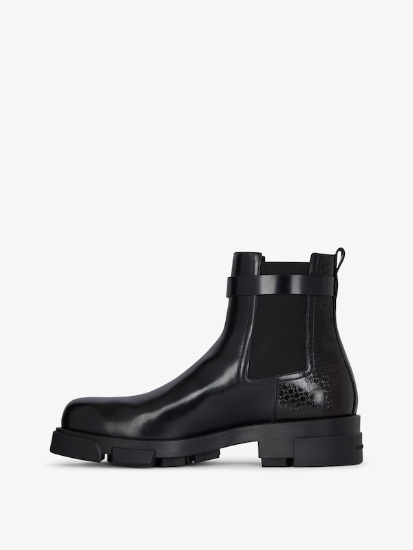 Givenchy Terra chelsea boots in leather Outlet