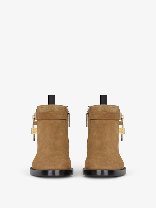 Givenchy Lock ankle boots in suede Outlet online