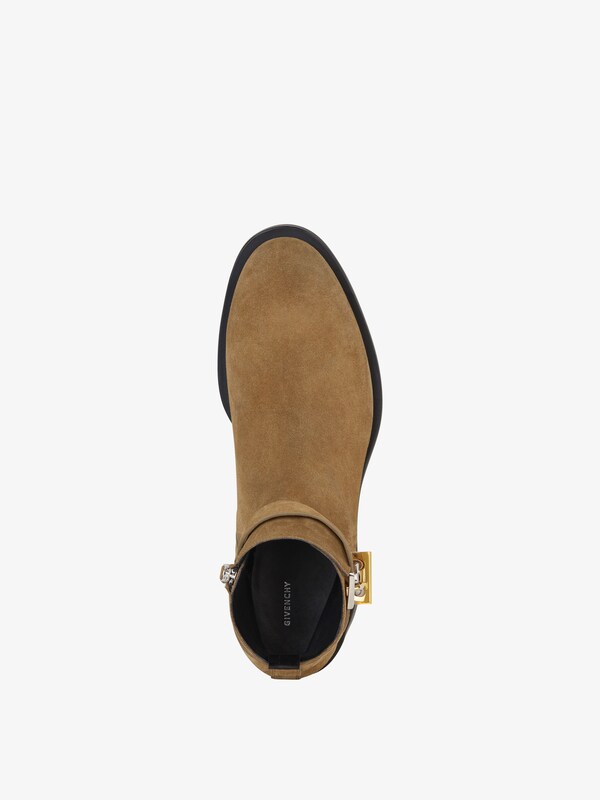Givenchy Lock ankle boots in suede Outlet online