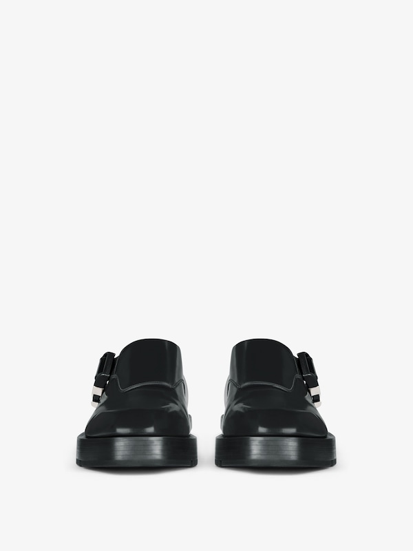 Givenchy Squared derbies in leather with 4G buckle Mejor oferta