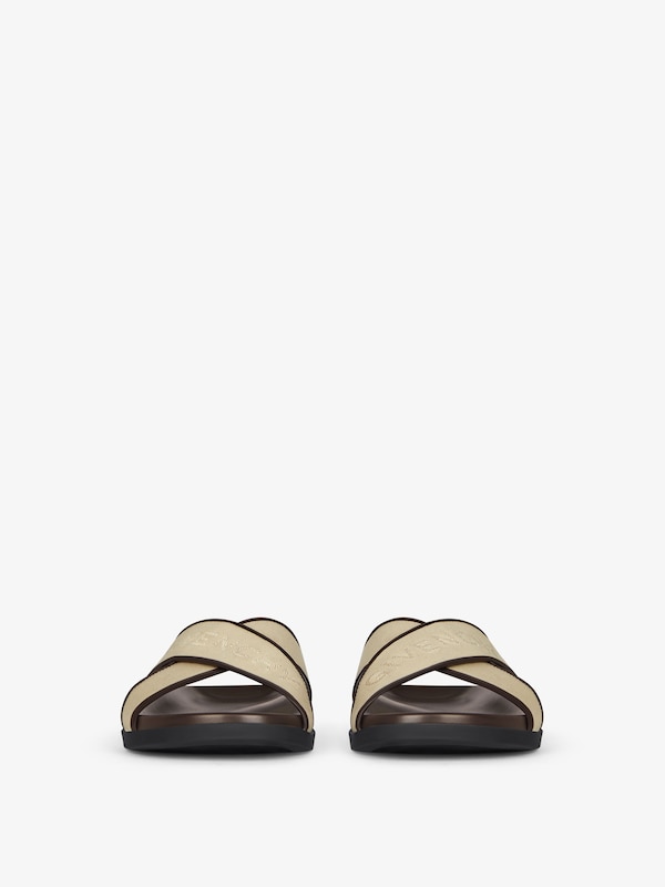 Givenchy G Plage flat mules in canvas Rebajas top