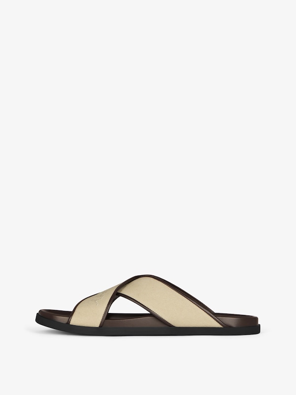 Givenchy G Plage flat mules in canvas Rebajas top