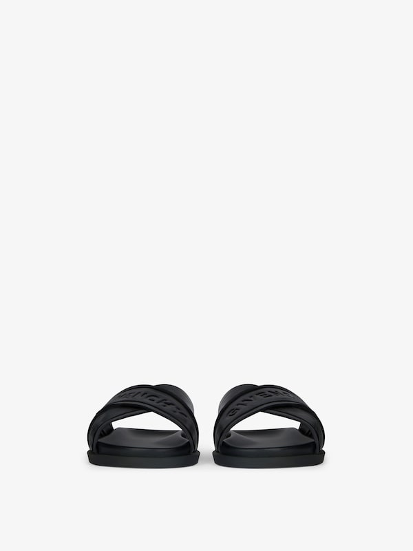 Givenchy G Plage flat mules with crossed straps in leather Últimos 3 días