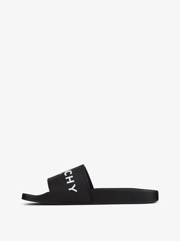 Givenchy Slide flat sandals in rubber COMPRAR AHORA