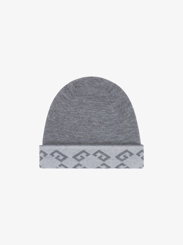 Givenchy GIVENCHY monogram 72 double sided beanie in wool