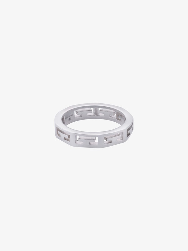 Givenchy 2G ring in metal Ofertas especiales