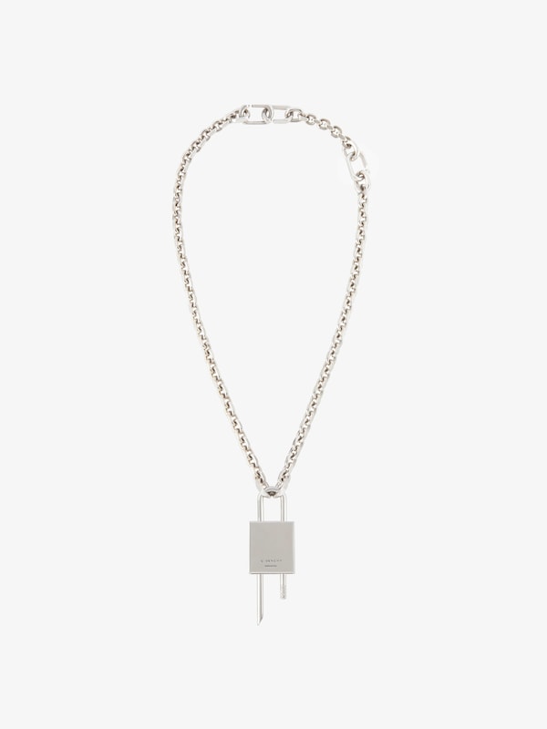 Givenchy Small Lock necklace in metal 2025