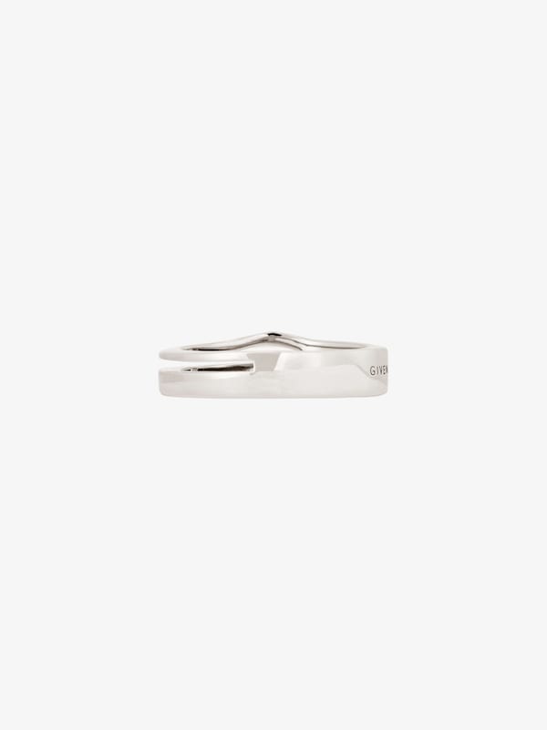 Givenchy Giv Cut ring in metal Venta caliente