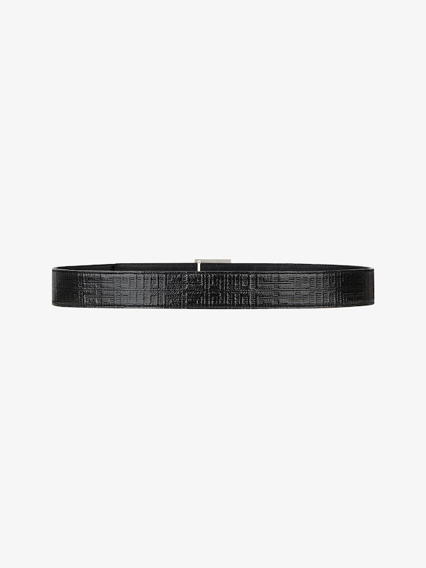 Givenchy 4G reversible belt in leather and 4G coated canvas Descuento