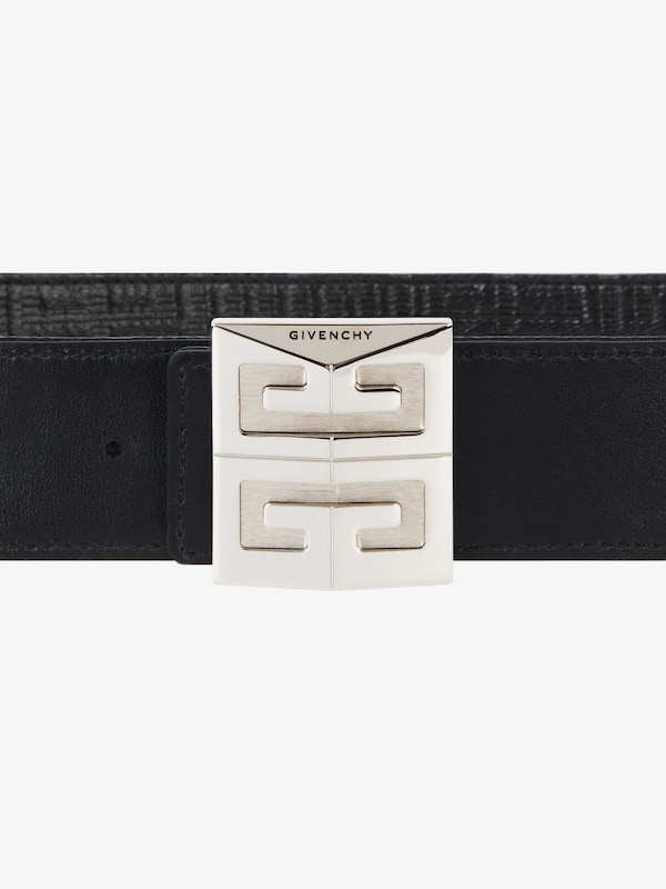 Givenchy 4G reversible belt in leather and 4G coated canvas Descuento