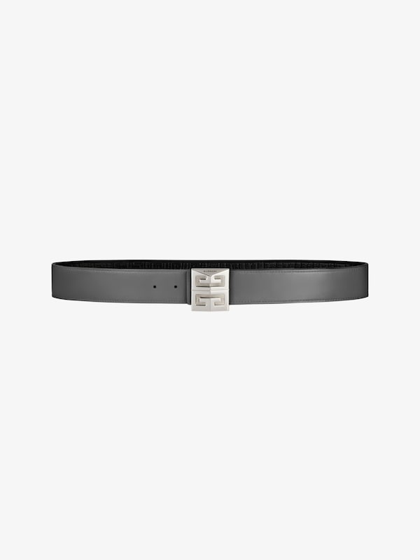 Givenchy 4G reversible belt in leather and 4G coated canvas Tienda
