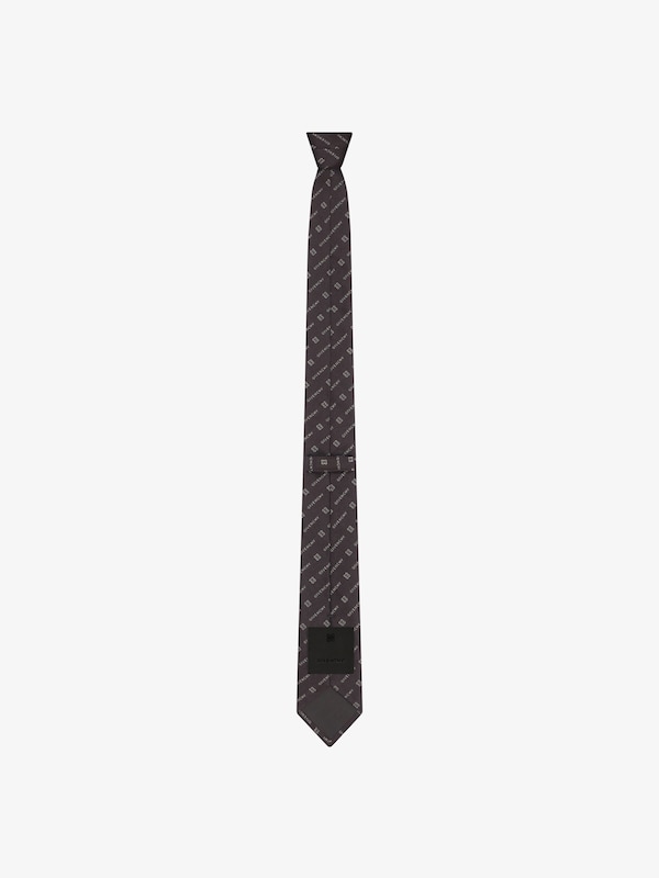 Givenchy GIVENCHY 4G tie in silk ÚLTIMAS EDICIONES