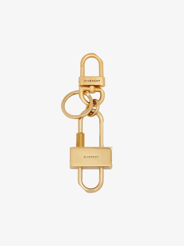Givenchy GIVENCHY padlock keyring in metal