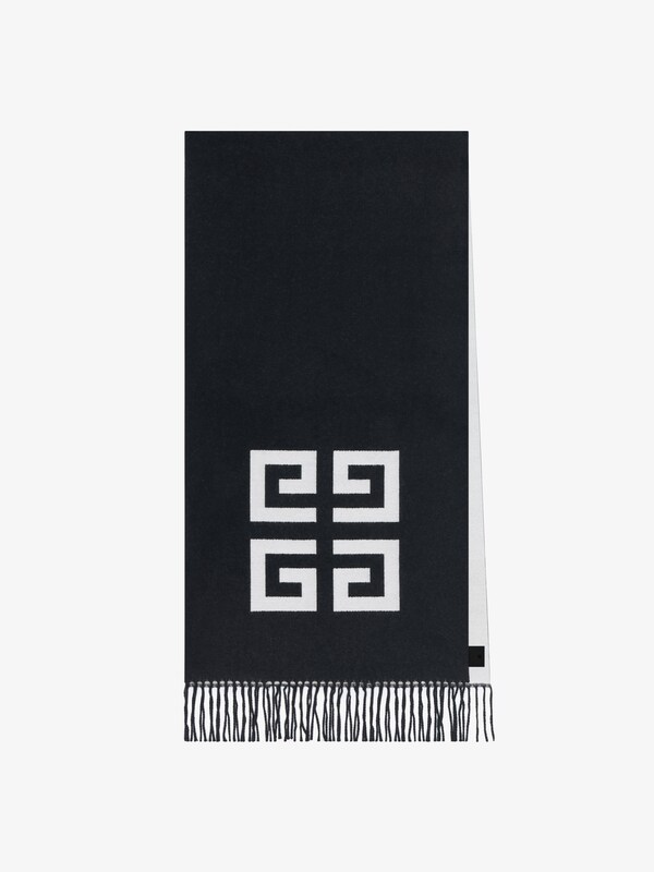 Givenchy 4G double sided scarf in wool Superdescuento