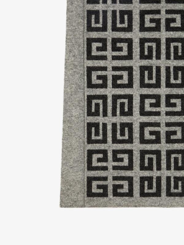 Givenchy GIVENCHY 4G double sided scarf in wool and cashmere Grandes descuentos