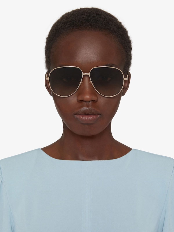 Givenchy GV Speed unisex sunglasses in metal Descuentos del mes
