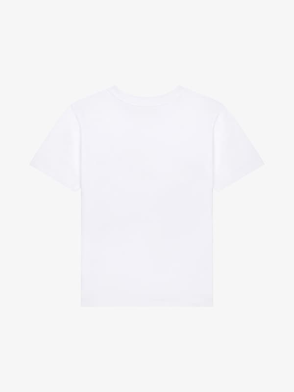 Givenchy 4G t-shirt in cotton and denim En oferta