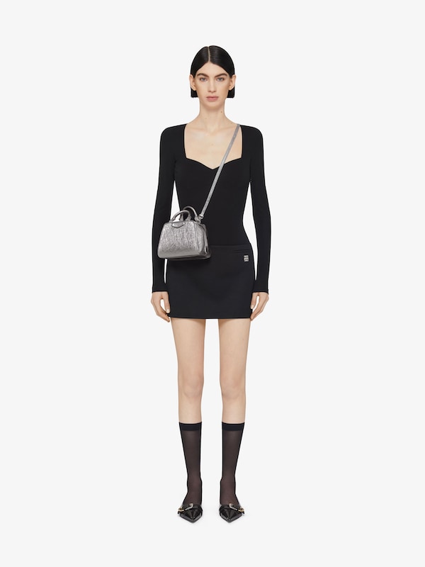 Givenchy Nano Antigona Cube bag in laminated leather Descuento