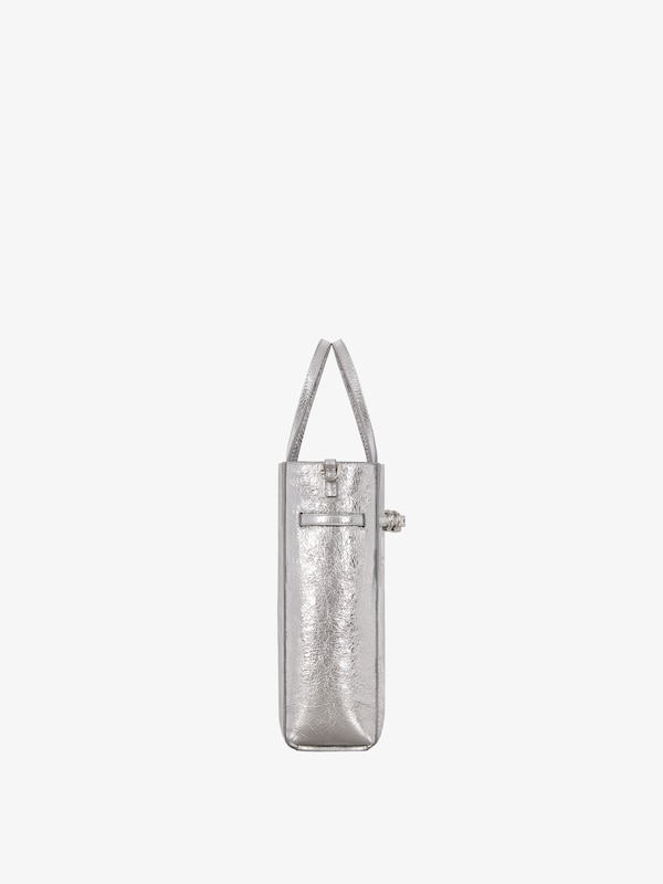 Givenchy Mini Voyou tote bag in laminated leather Mejor oferta