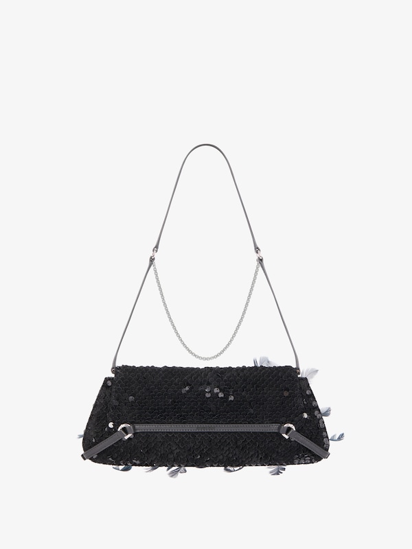 Givenchy Voyou Clutch bag in satin with embroidered sequins Oferta especial de fábrica