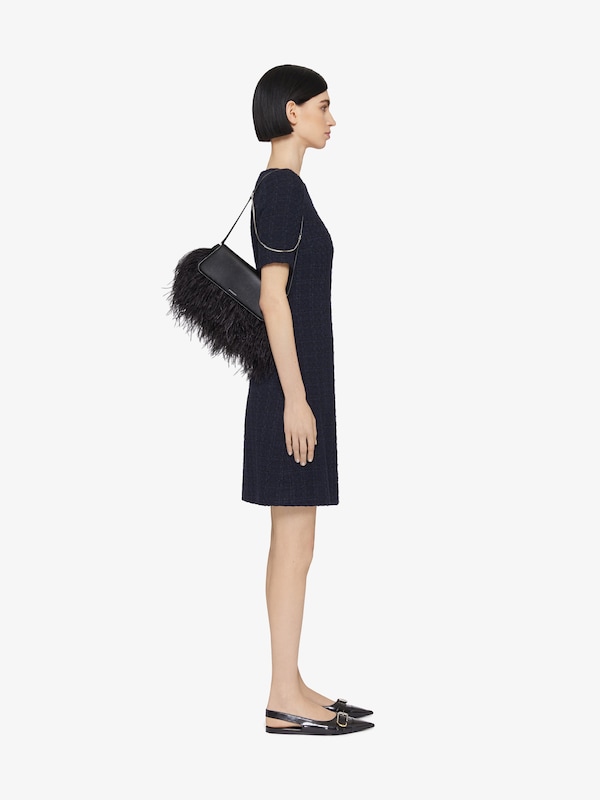 Givenchy Voyou Clutch bag in leather and feathers Promoción trimestral