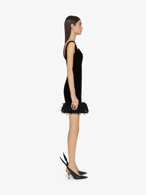 Givenchy Dress in velvet with bow detail En oferta