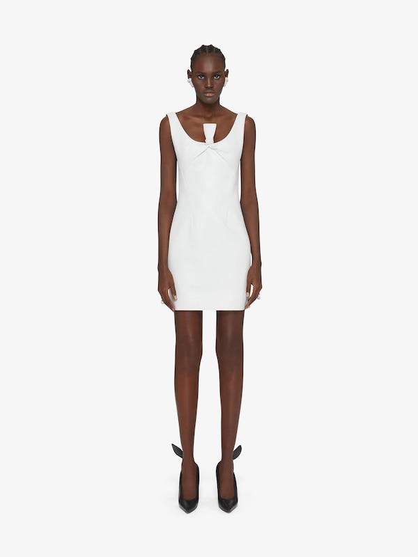 Givenchy Dress in leather with bow detail