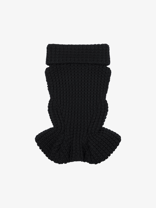 Givenchy Sleeveless fit peplum sweater in waffle wool En línea