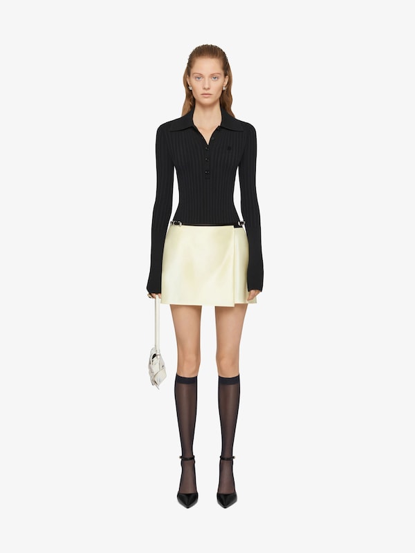 Givenchy Polo sweater in wool with 4G detail