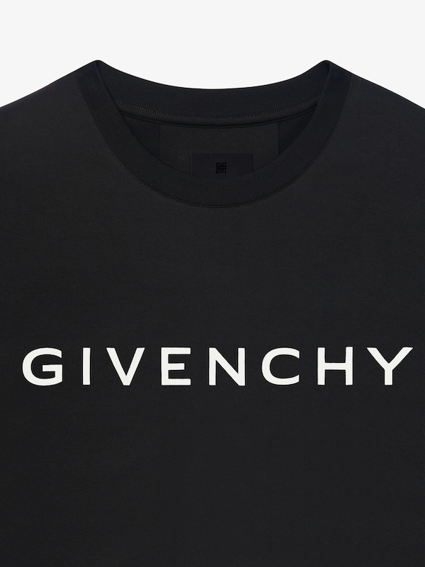 Givenchy GIVENCHY Archetype cropped t-shirt in cotton Rebajas de fábrica