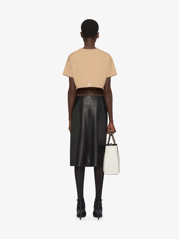 Givenchy GIVENCHY Archetype cropped t-shirt in cotton Los más vendidos