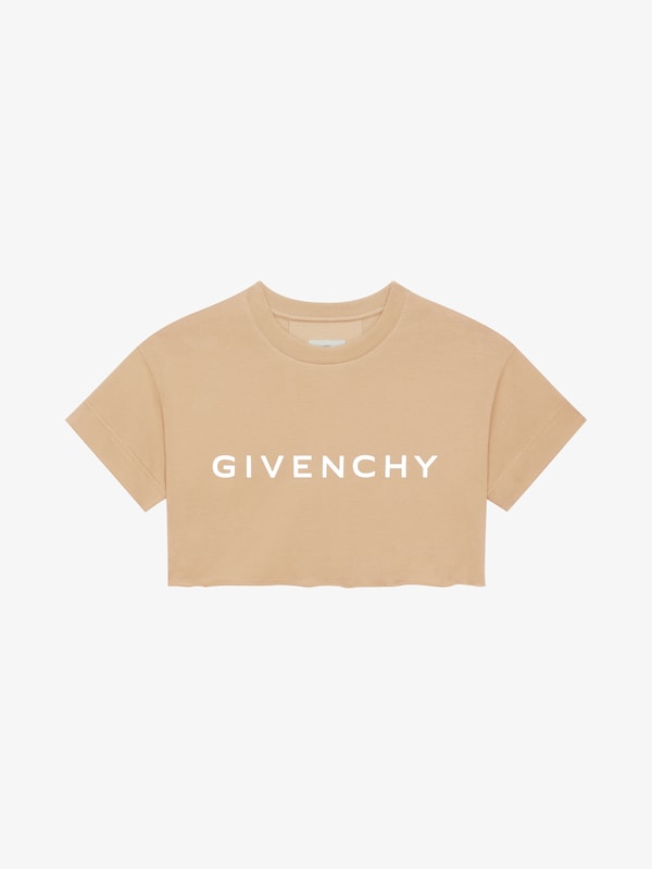 Givenchy GIVENCHY Archetype cropped t-shirt in cotton Los más vendidos
