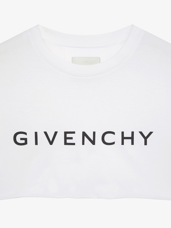 Givenchy GIVENCHY Archetype cropped t-shirt in cotton Ventas relámpago