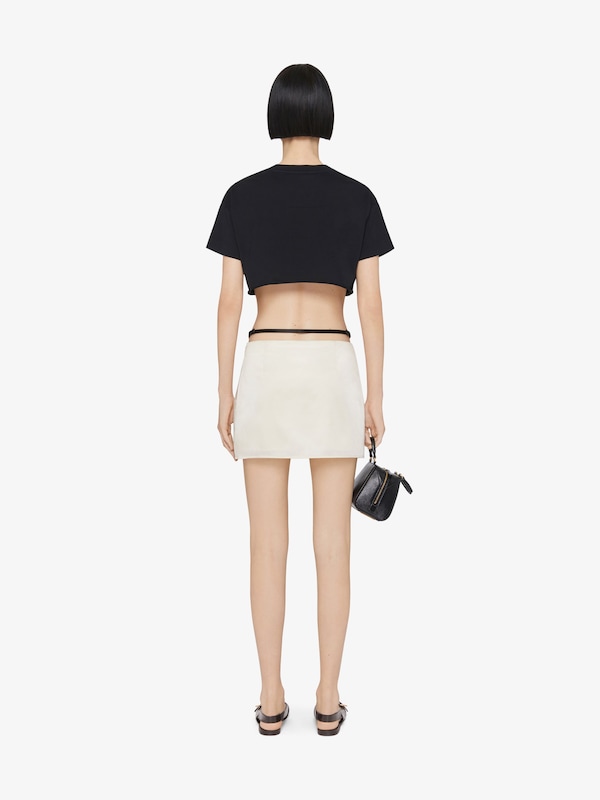 Givenchy Cropped t-shirt in cotton Descuento