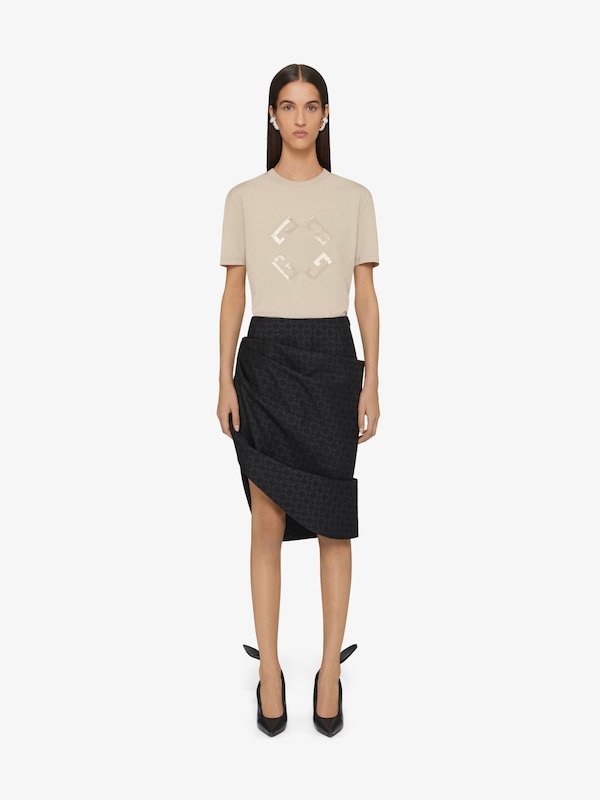 Givenchy Monogram 72 t-shirt in cotton and sequins