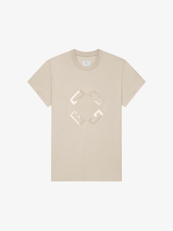 Givenchy Monogram 72 t-shirt in cotton and sequins Mejor oferta