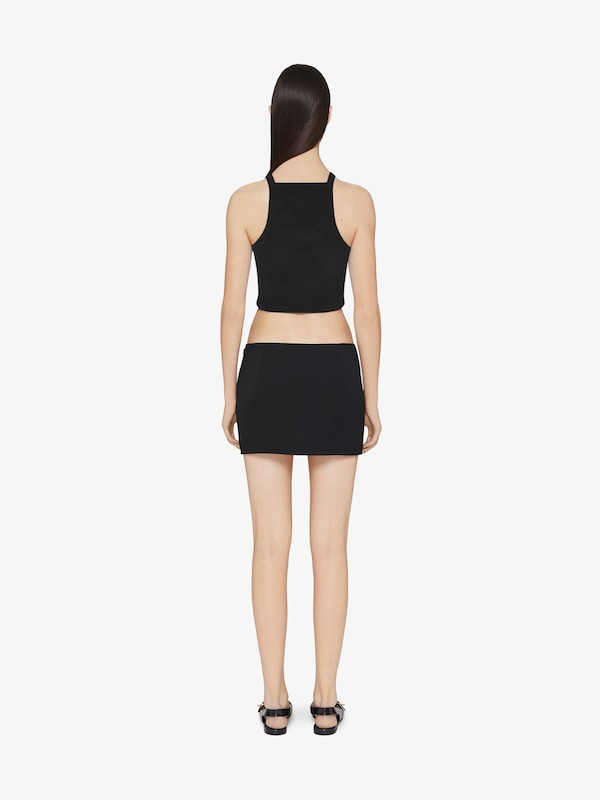Givenchy Cropped tank top in cotton with 4G detail Rebajas online