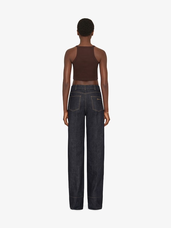 Givenchy Cropped tank top in cotton with 4G detail Rebajas top
