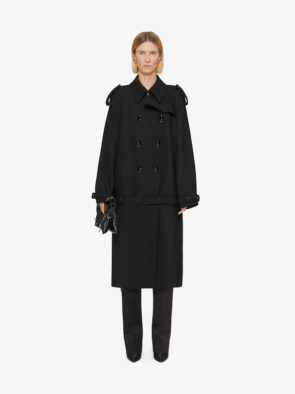 Givenchy Oversized trench-coat in wool Últimos 3 días