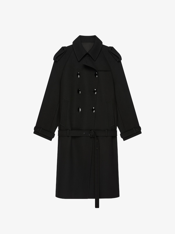 Givenchy Oversized trench-coat in wool Últimos 3 días
